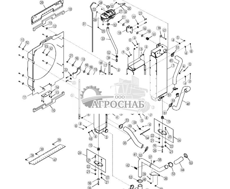 Система охлаждения (двигатель 6081HT006) - ST528276 236.jpg